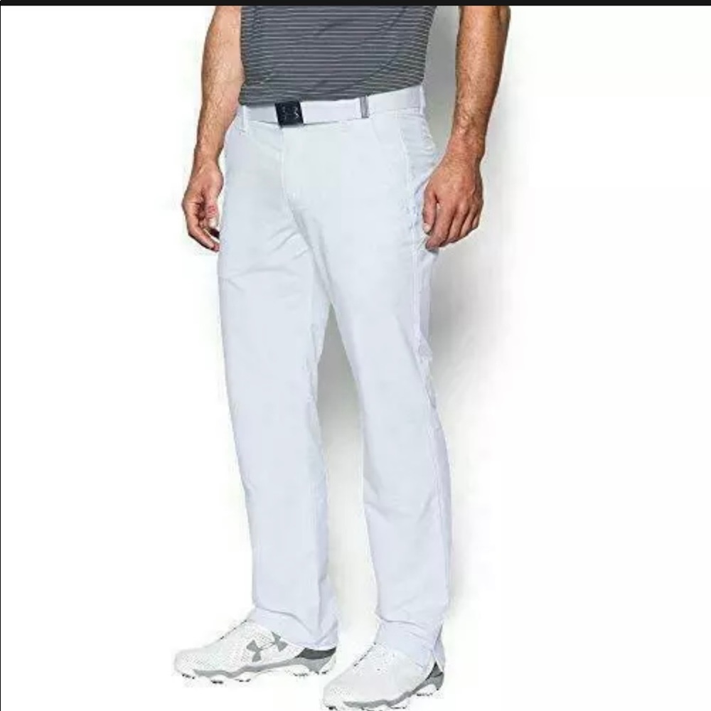 Under Armour Loose Fit White Golf Pants NWOT